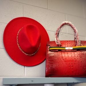 Hat and bag set